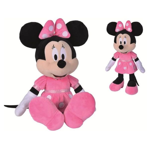 (Mis 7,5) DISNEY Minnie Pink Peluche 60cm…x2